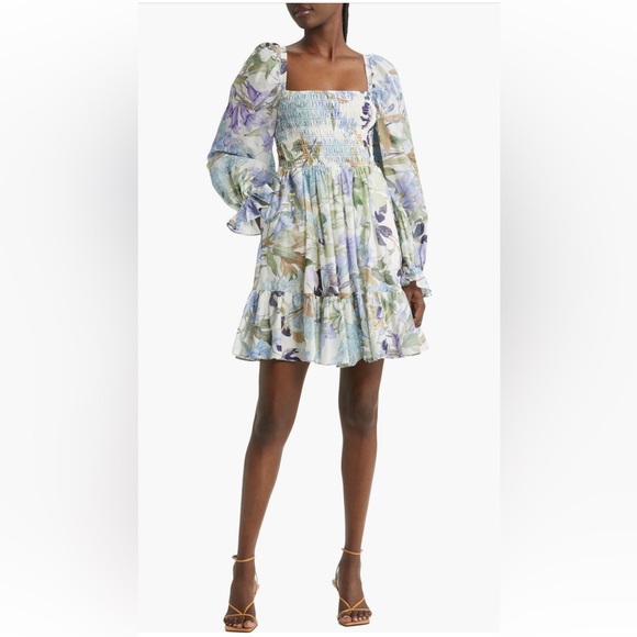 & Other Stories Dresses & Skirts - & Other Stories Floral Long Sleeve cotton Dress NWT